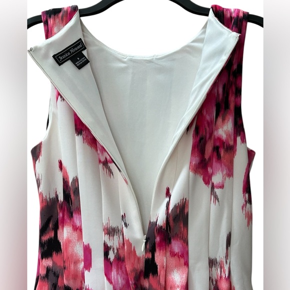 Jessica Howard Floral Watercolor Lined Sleeveless Dress Size 6 - Picture 5 of 13